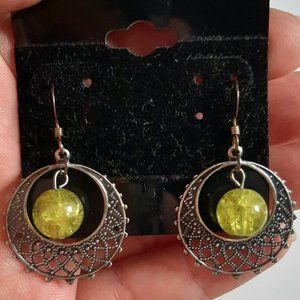 Green Earrings